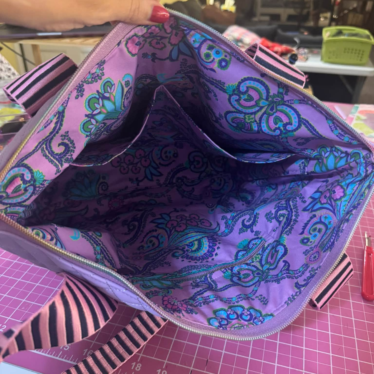 Natalie print Fabric by Jennifer Paganelli