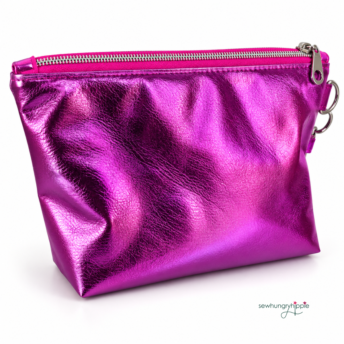 Soft Vinyl in Fuchsia Purple | Metallic Shimmer Vinyl for Bag Making