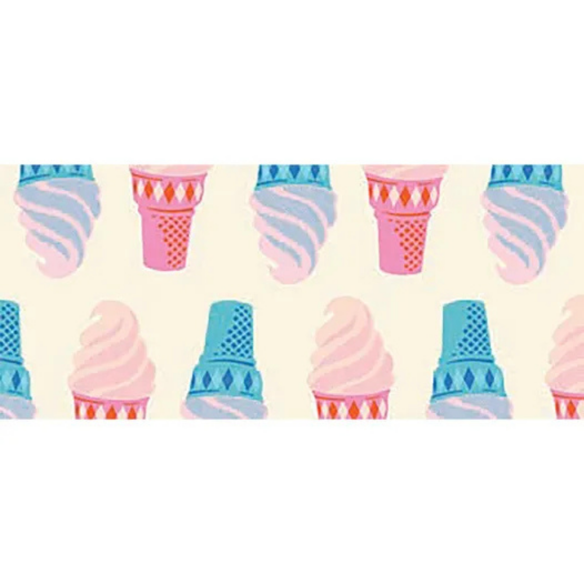 This is the Cake Cone (Natural) 108" wideback cotton fabric from the Sparkle Mart collection by Melody Miller for Ruby Star Society.