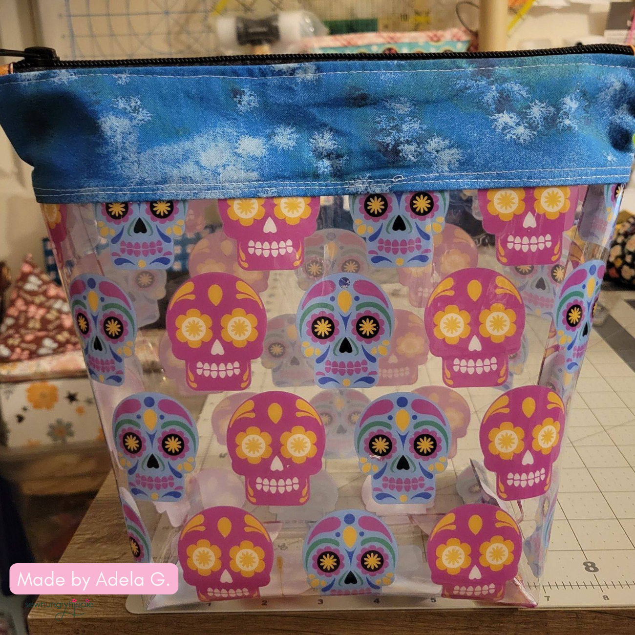 Sugar Skulls Clear Vinyl TPU