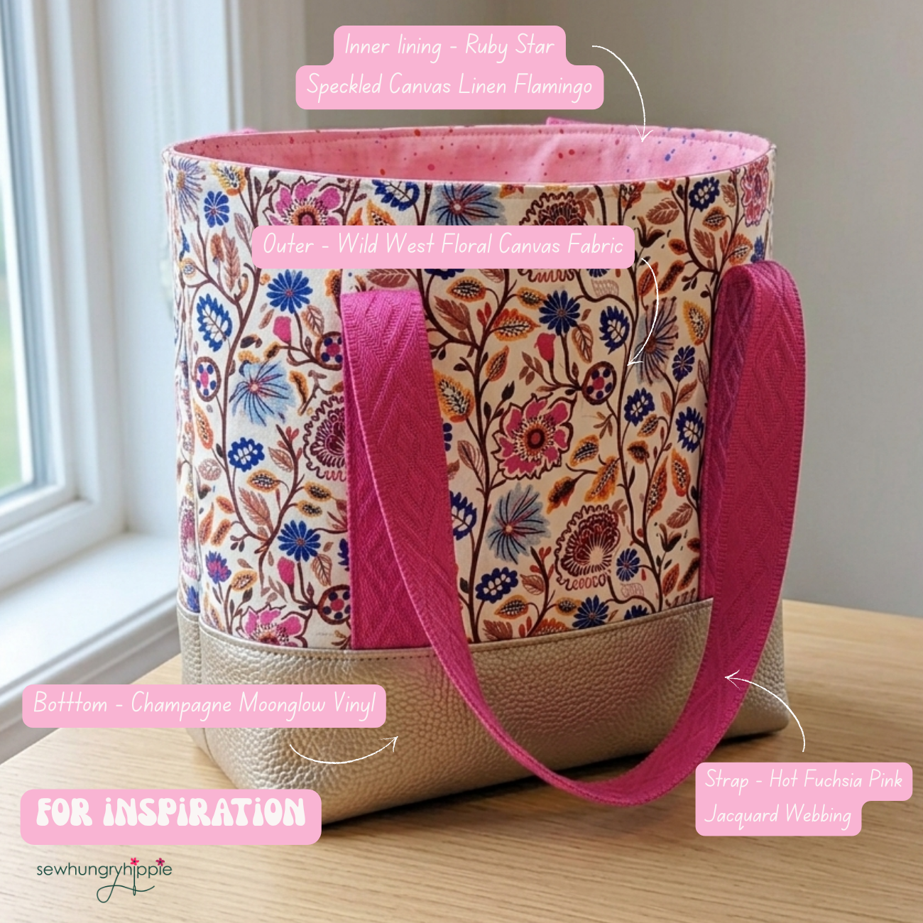 Ruby Star Speckled Canvas Linen Flamingo