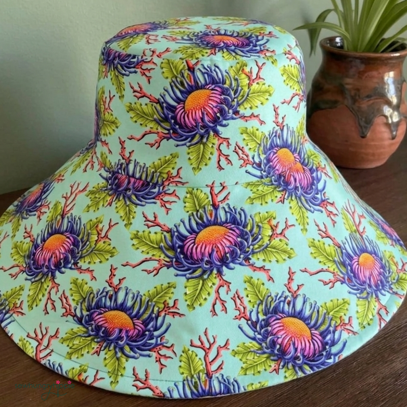 Bardot Bucket Hat PDF sewing pattern