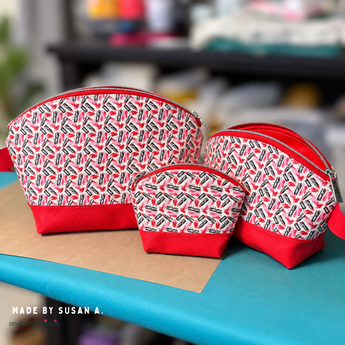Zipper & Vinyl Bundle – New Red