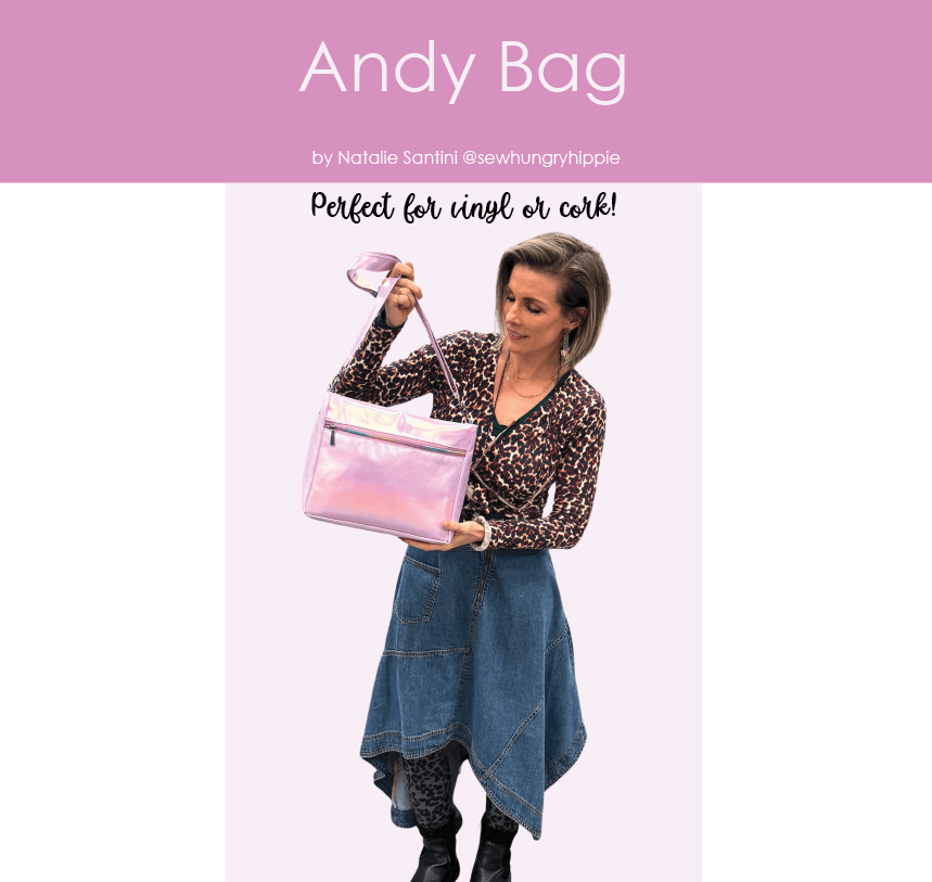 Andy Bag by Natalie Santini, perfect for vinyl or cork