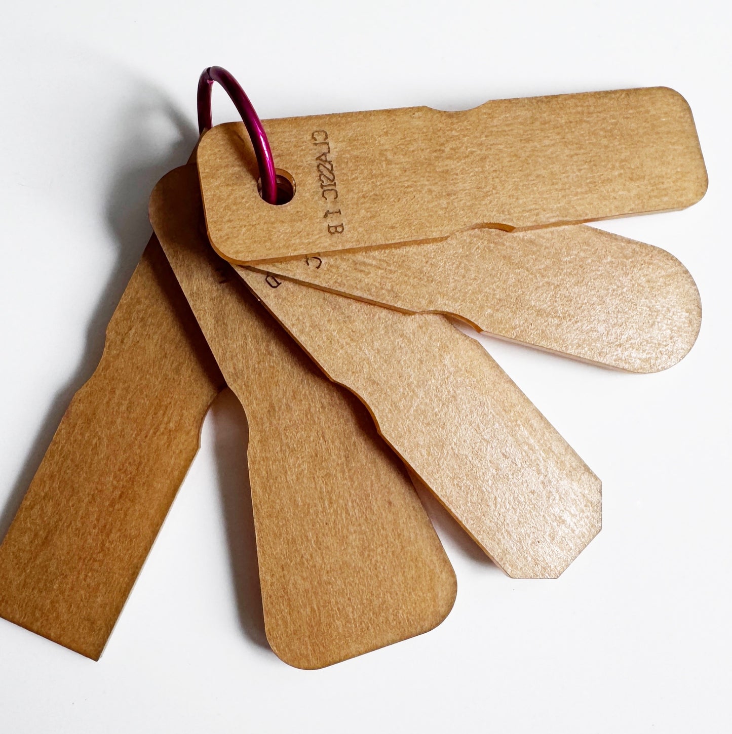 strap end acrylic templates