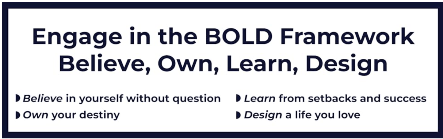 Believe, Own, Learn, Design