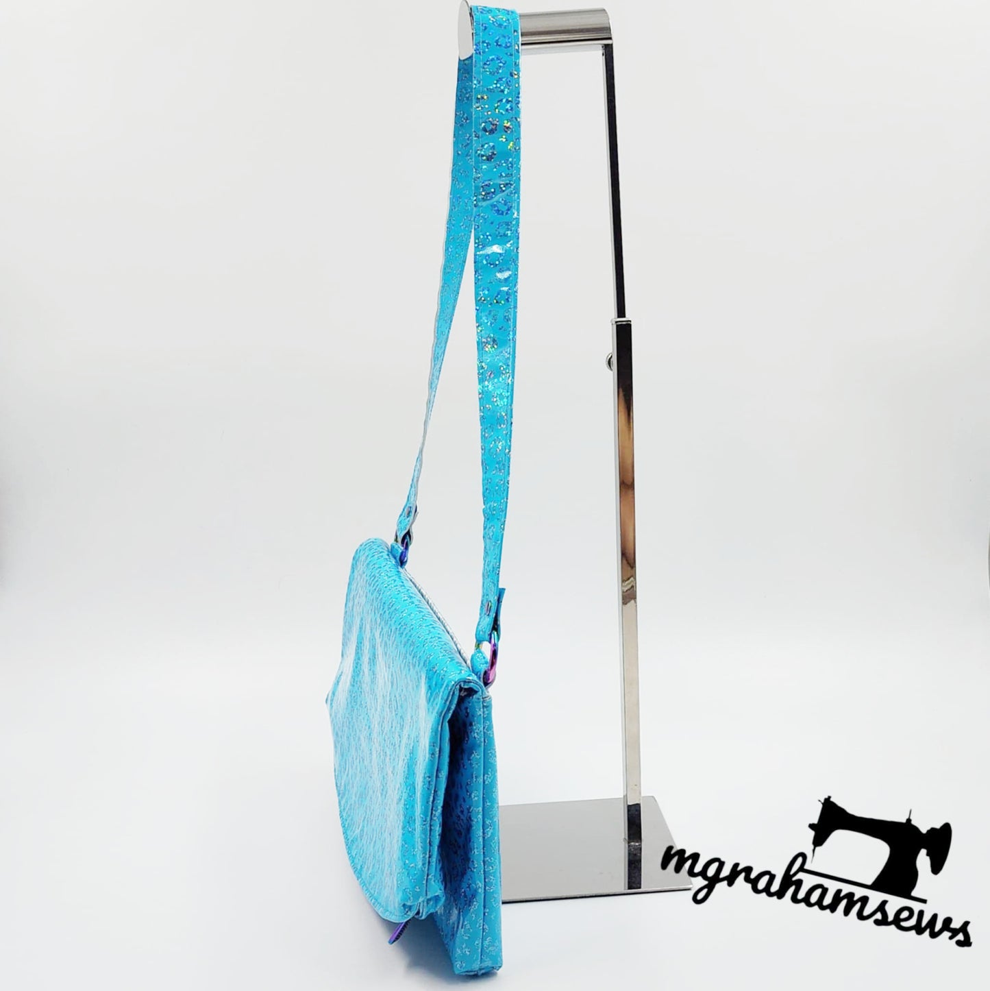 Blue crossbody bag