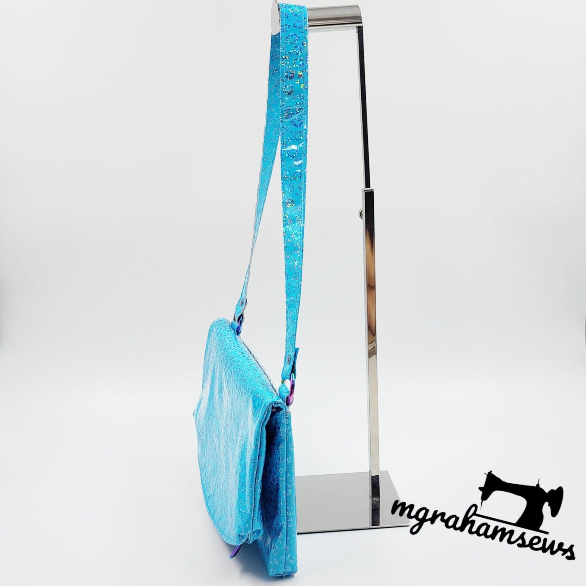Blue crossbody bag