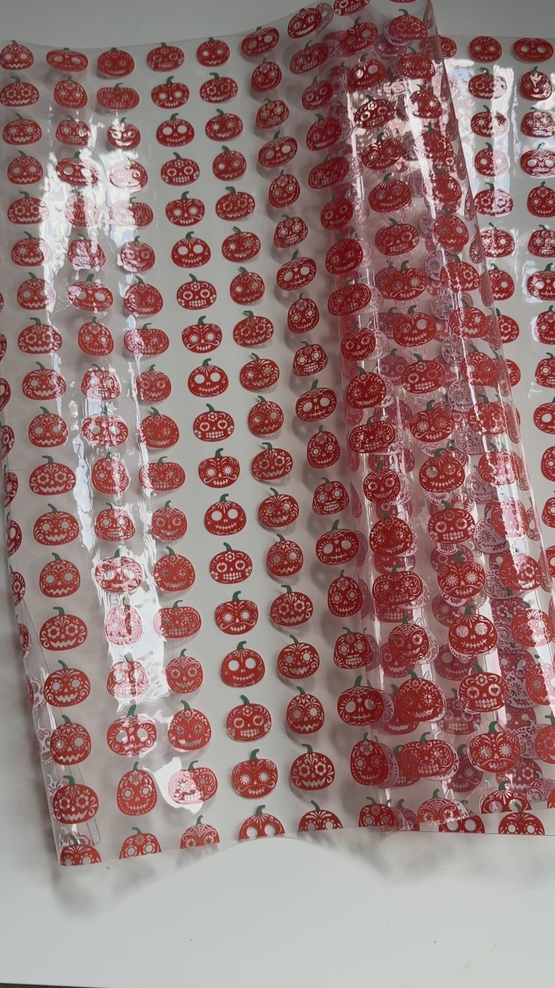 jackolantern clear vinyl for sewing