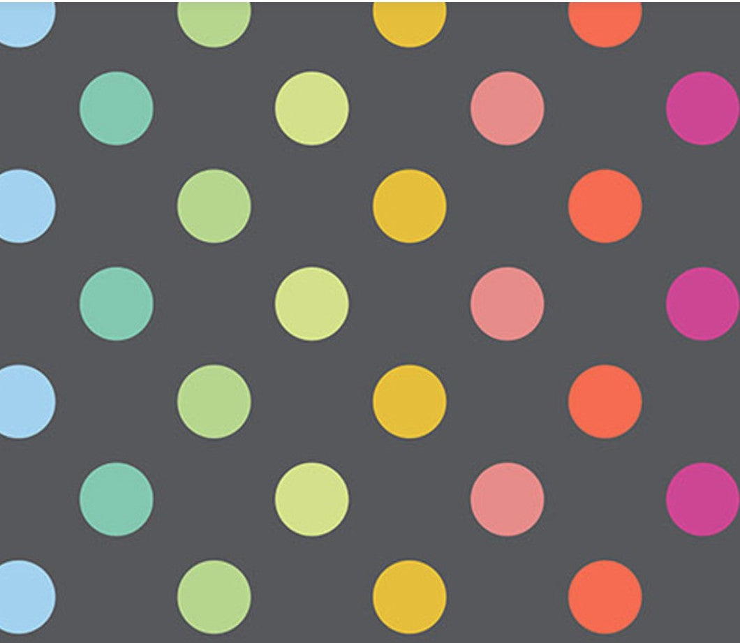 Tula Pink Graywork Minky Fleece Disco Palms Shadow