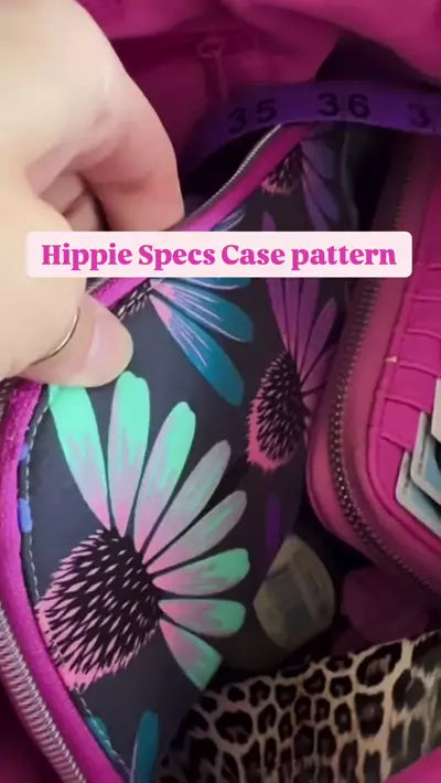 Hippie Specs Case pattern in video