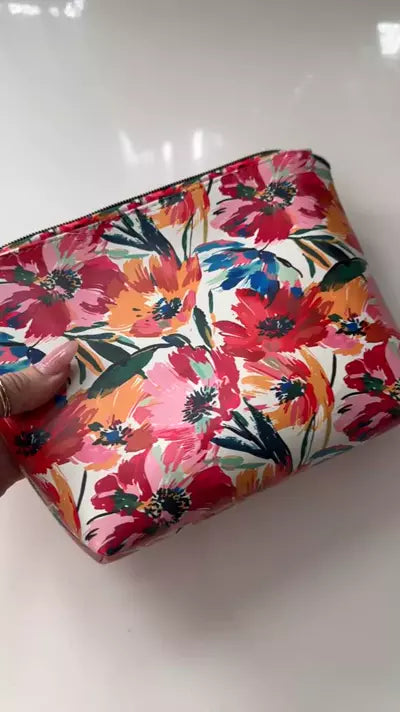 Easy Zipper Case Kit Floral Vinyl