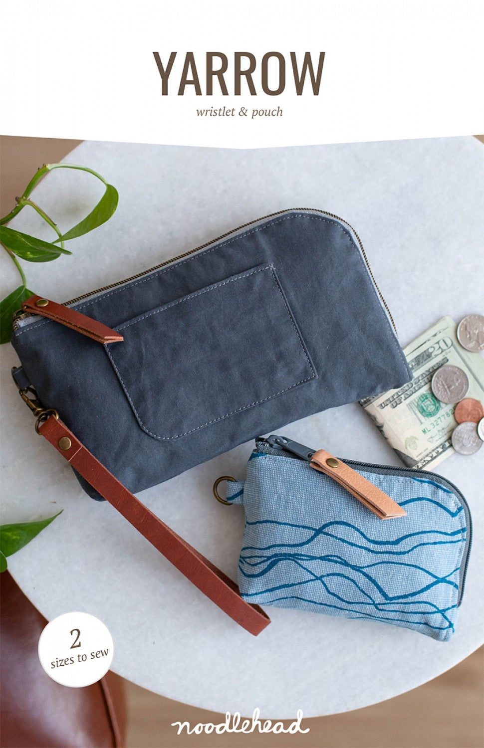 Yarrow Wallet Wristlet by Noodlehead sewing pattern