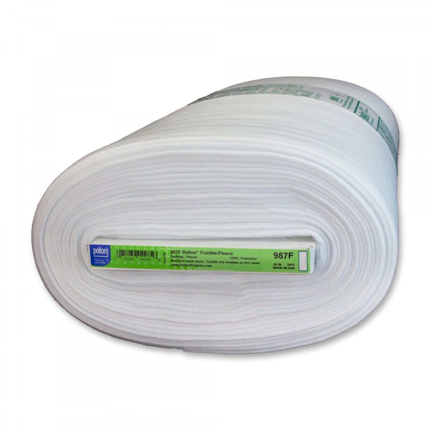 White fleece fabric roll (987FP)