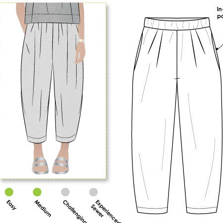 Style Arc Ethel pant sewing pattern