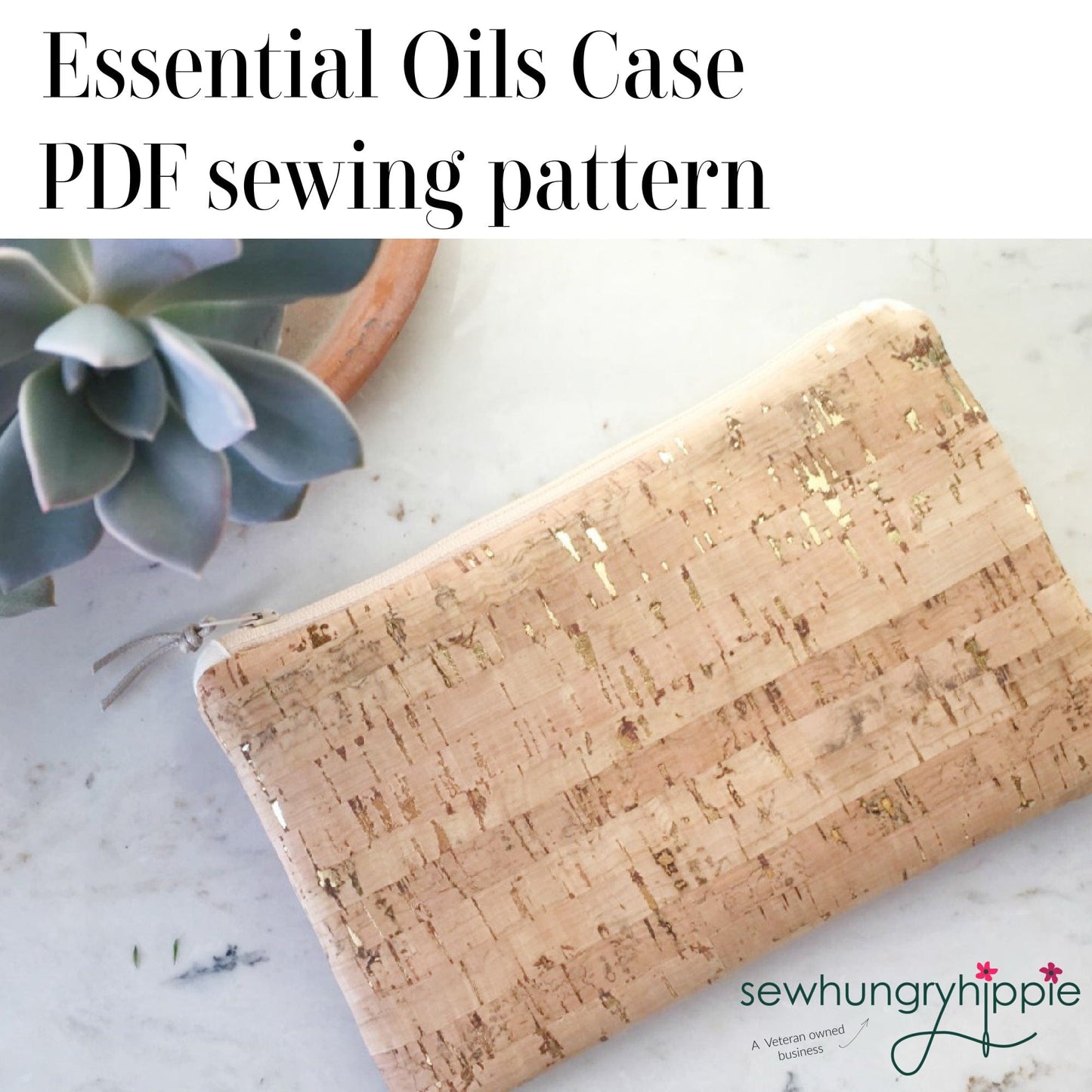 Essential oils case PDF sewing pattern