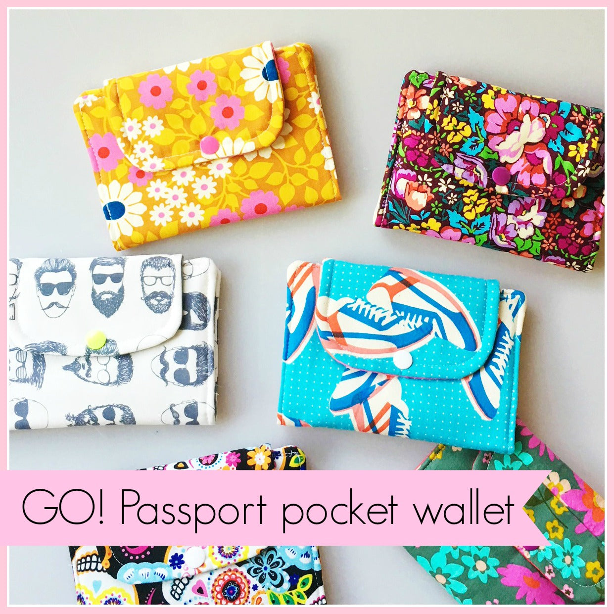 GO! passport wallet PDF sewing pattern