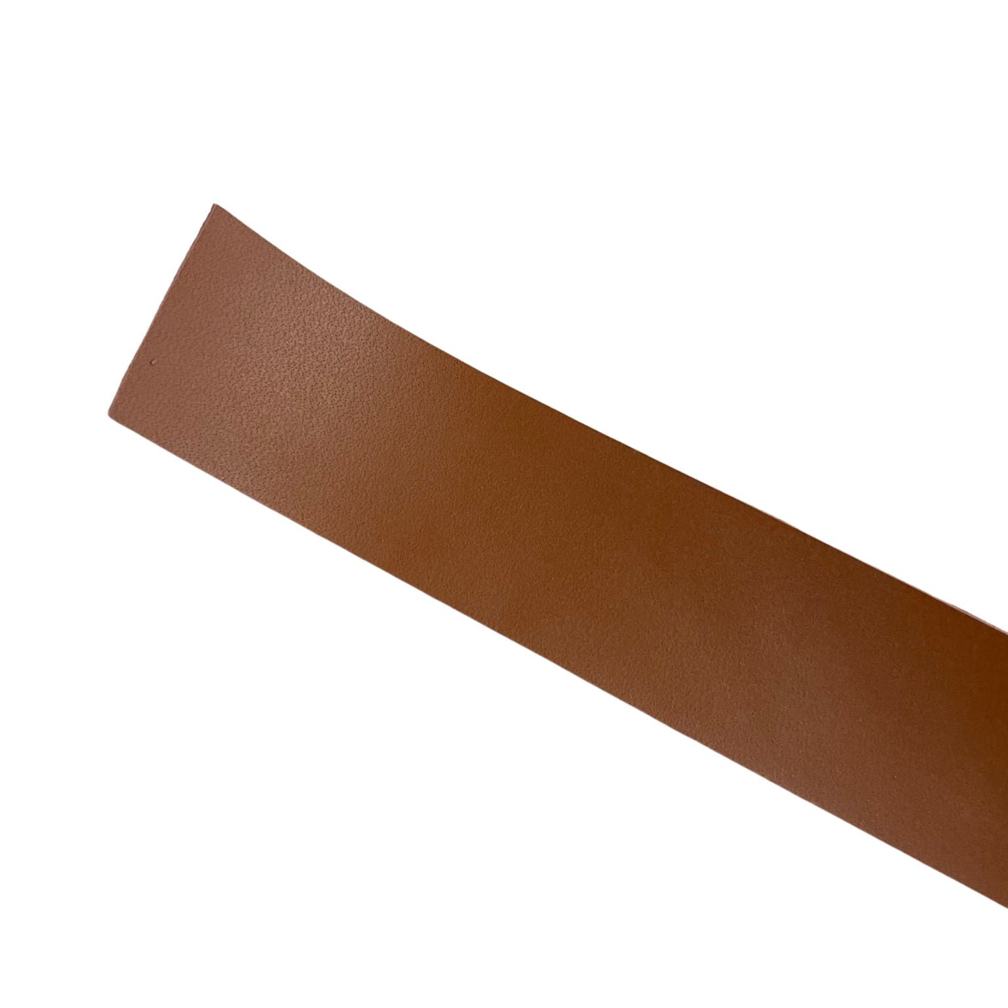 Brown leather strip.