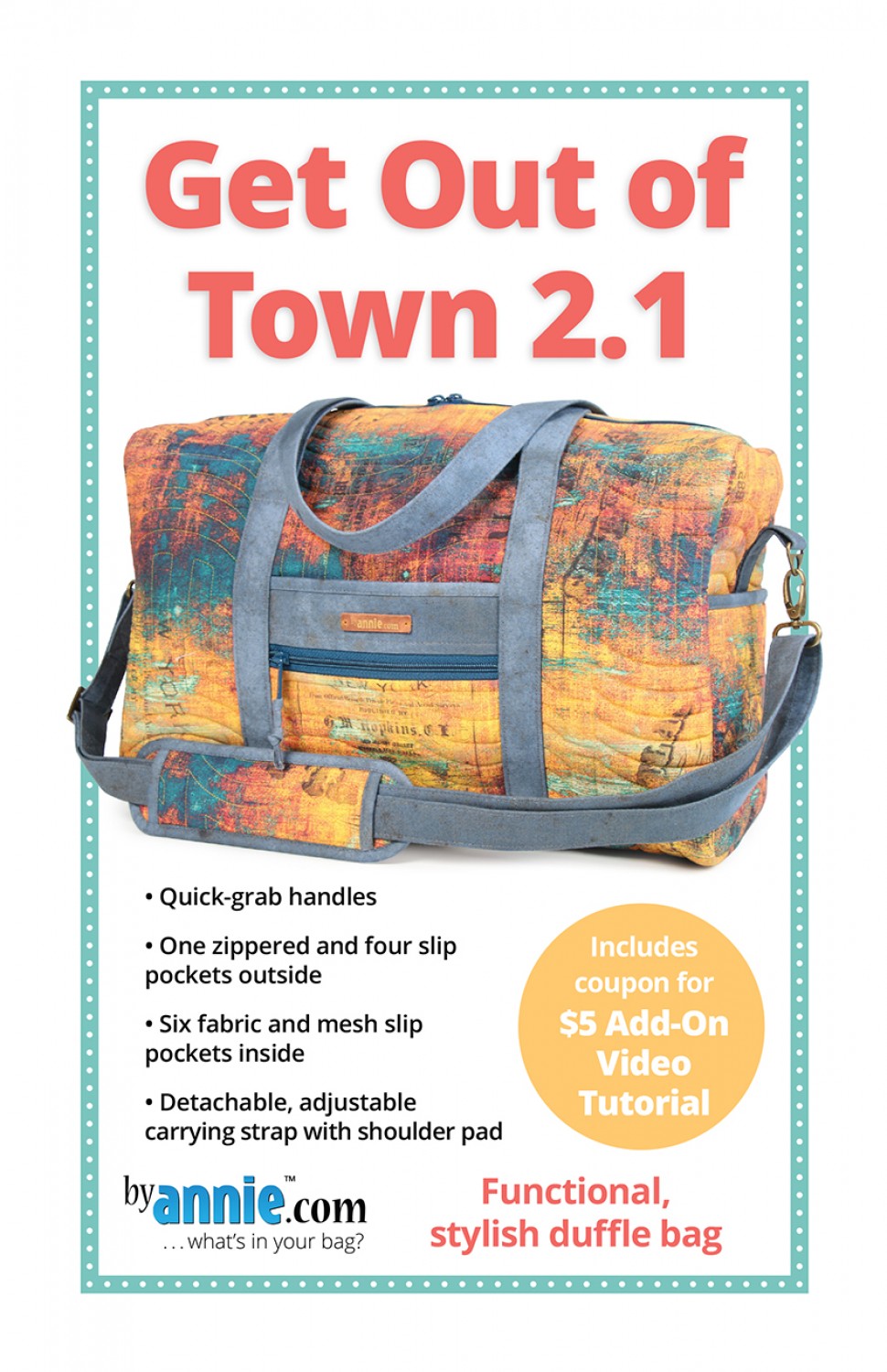 Free Weekender Duffle Bag Pattern