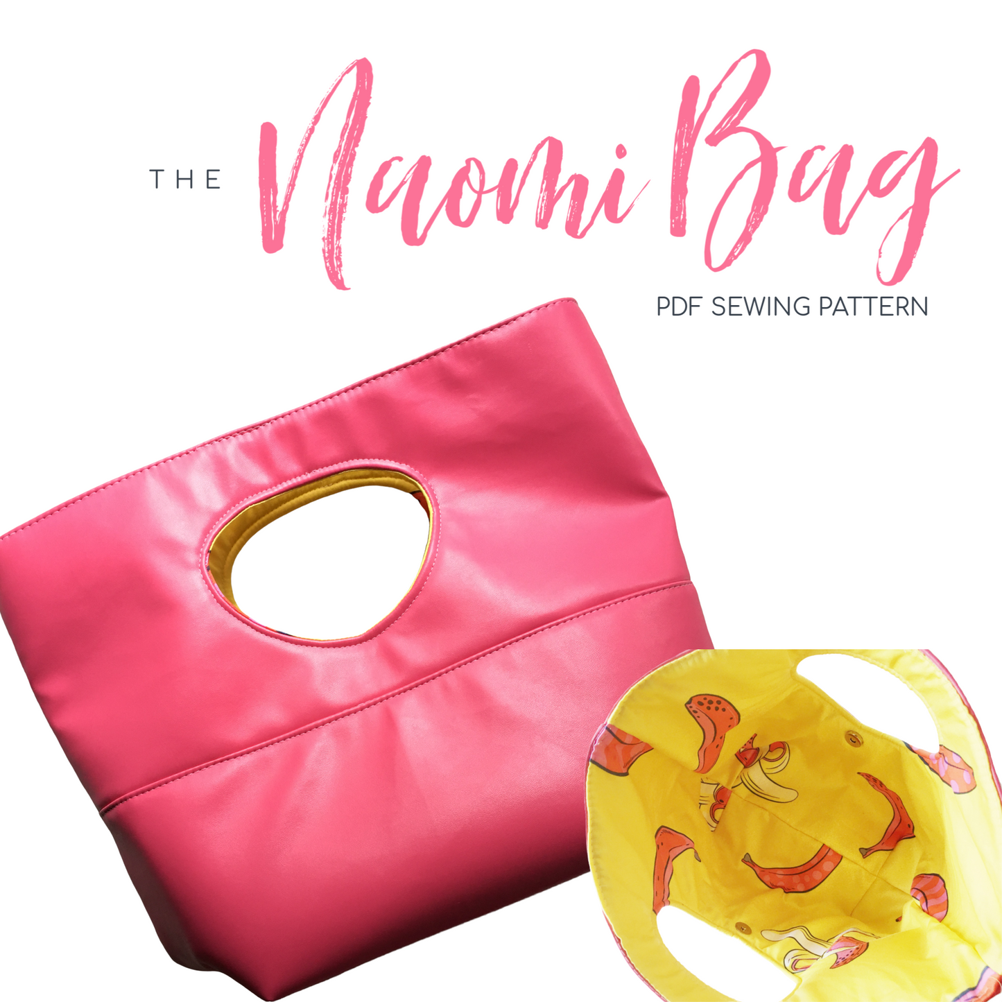 The Naomi Bag sewing pattern cover