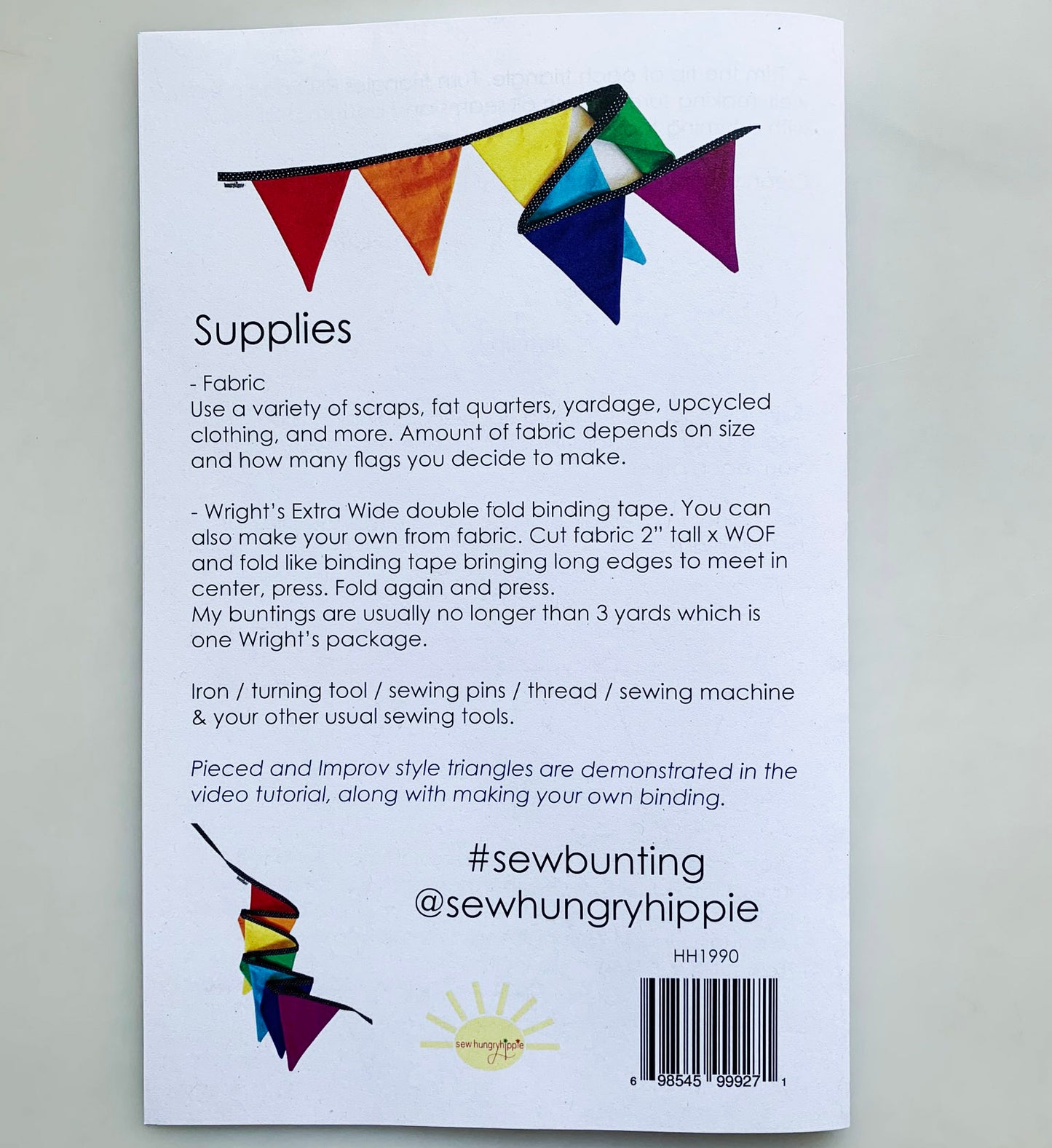 EASY Bunting printed pattern