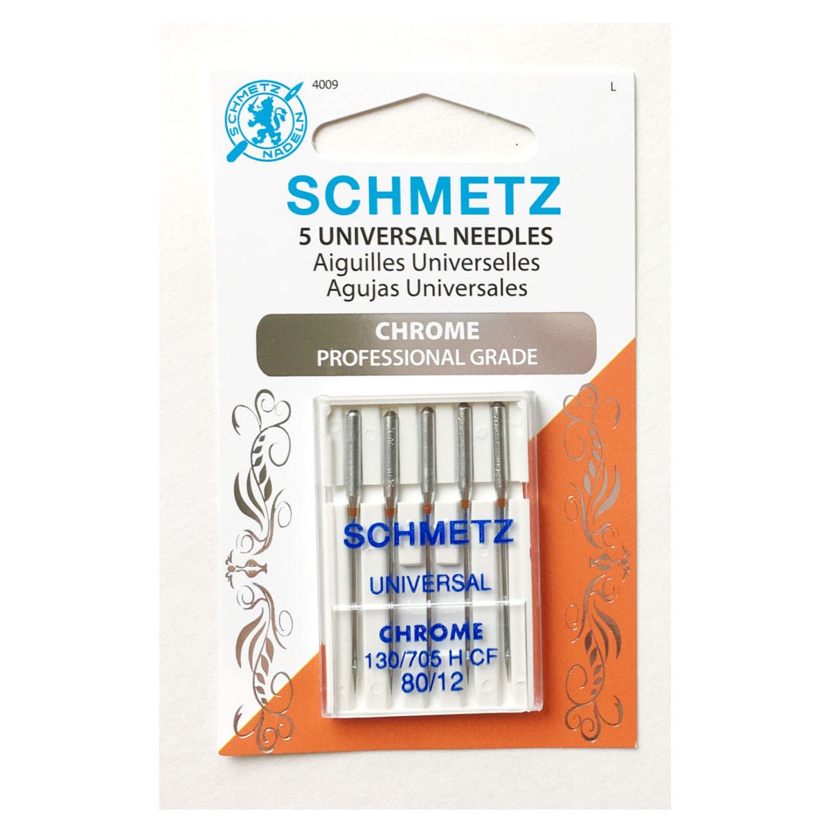 Schmetz Chrome Universal Sewing Needles Size 80