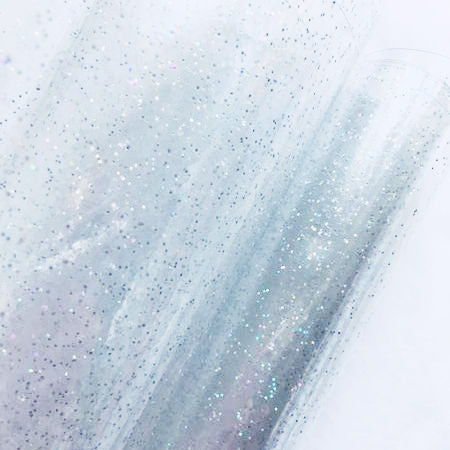 Clear glitter vinyl sheet