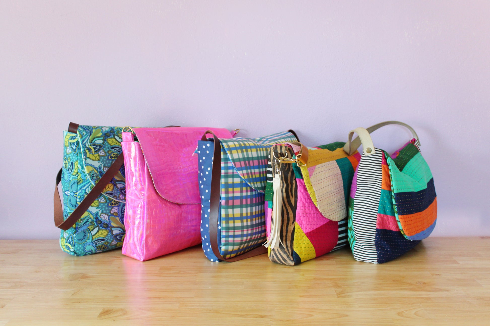 Coffee house bags - colorful assortment