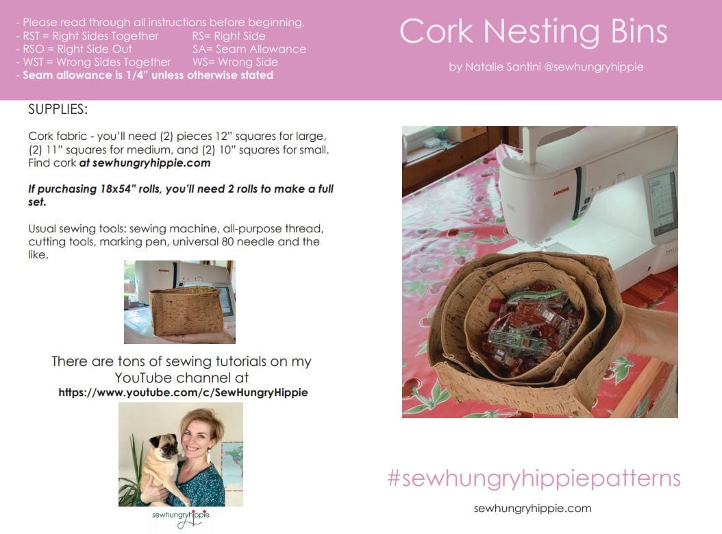 sewing pattern instructions