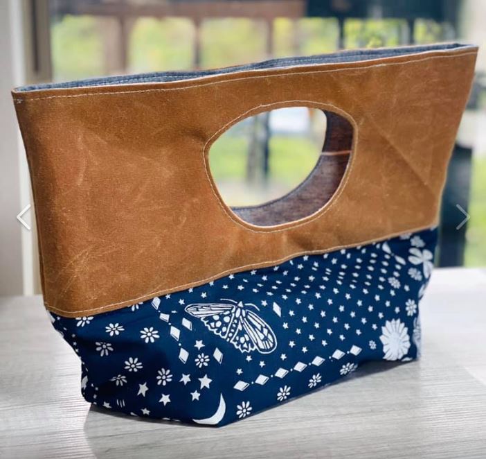 Crystal's butterfly print tote bag