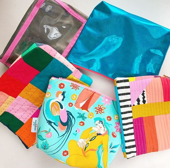 Easy zipper cases with colorful patterns