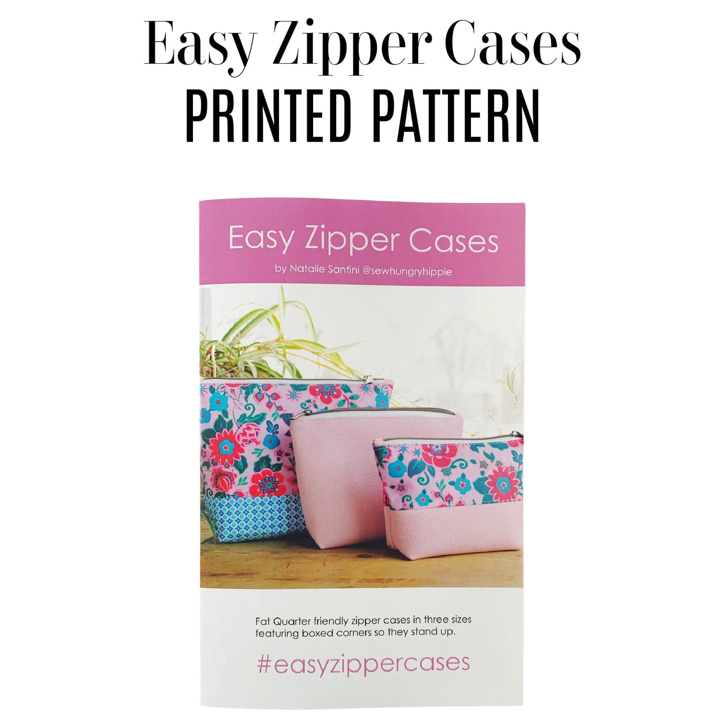 Easy Zipper Cases Printed Pattern