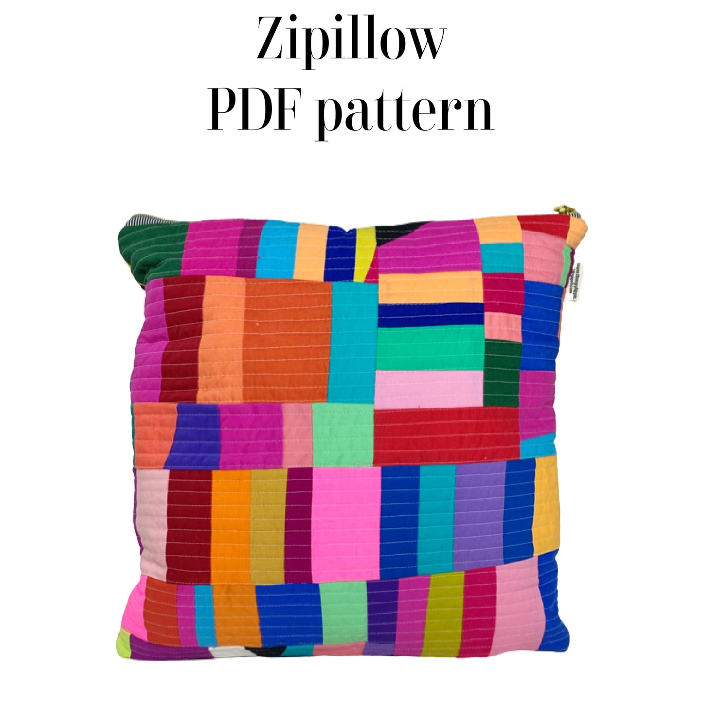 ZIPILLOW PDF sewing pattern