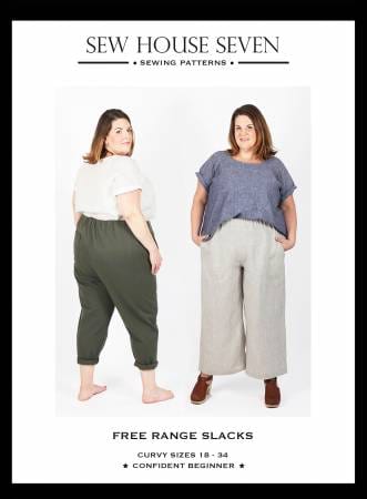 Free Range Slacks pattern for curvy figures