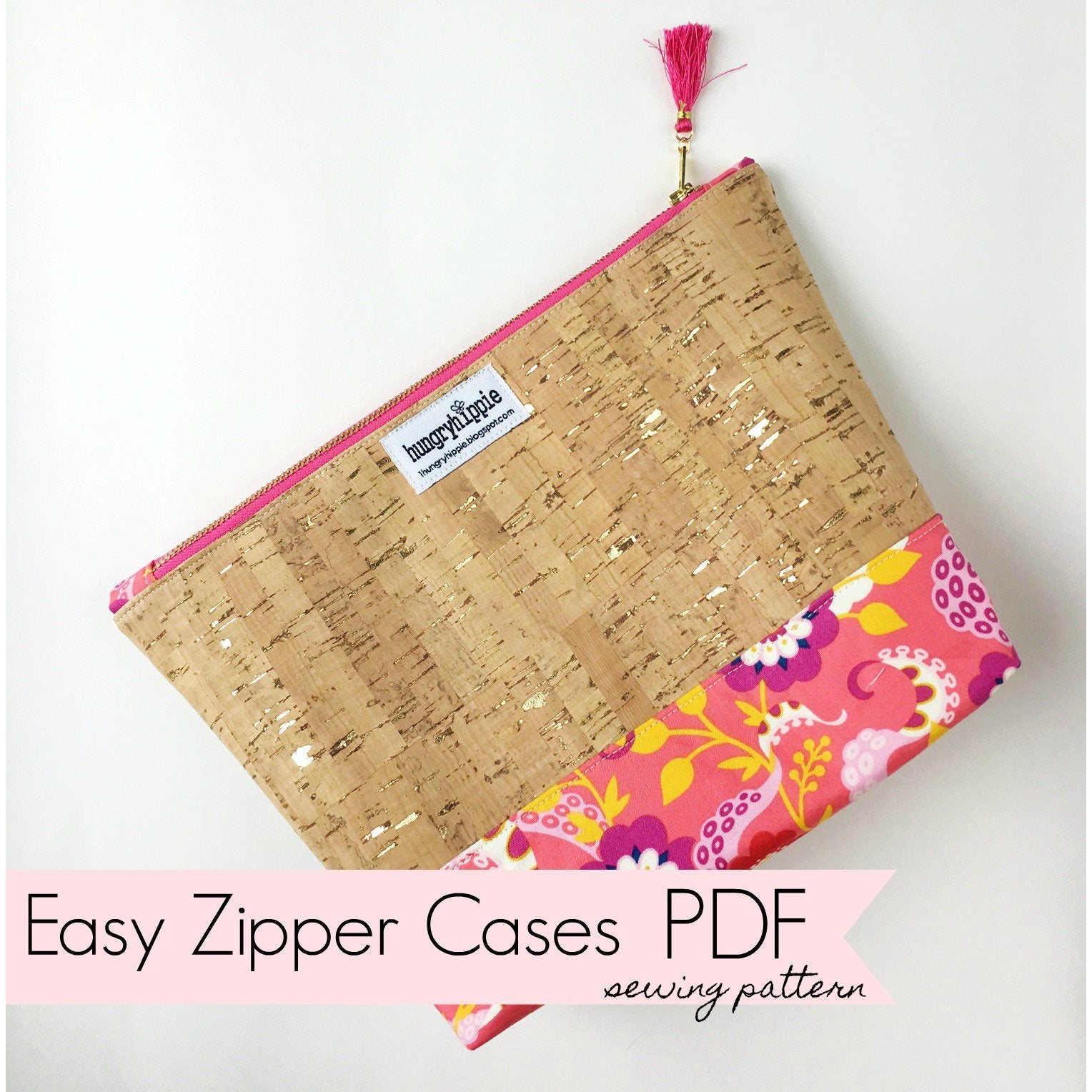 Easy Zipper Cases PDF Sewing Pattern
