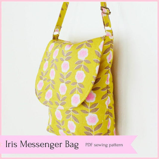 Iris Messenger Bag sewing pattern