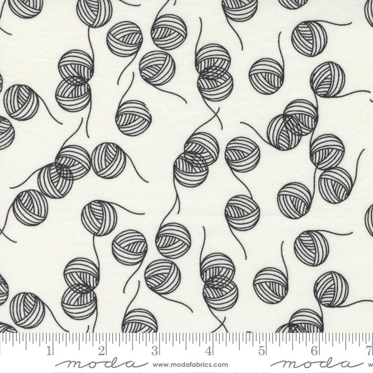 Lazy Afternoon black white 1/2 YD