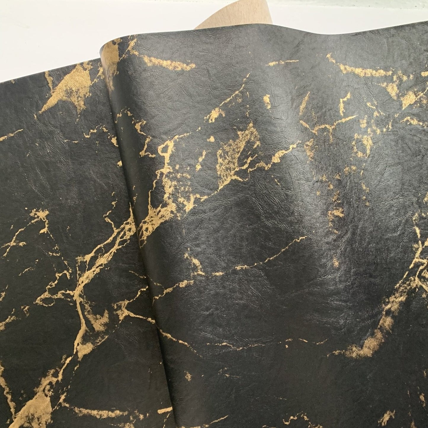 Black & Gold Marble Vinyl