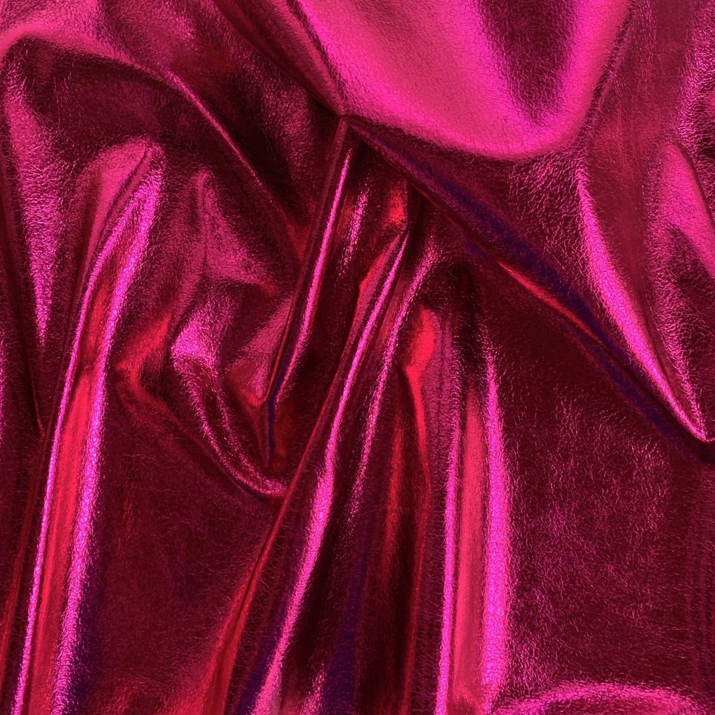 Hot pink soft vinyl fabric