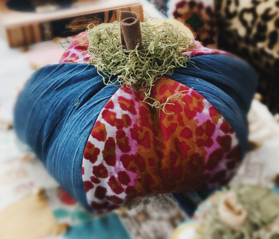 Patchwork Pumpkins printed pattern