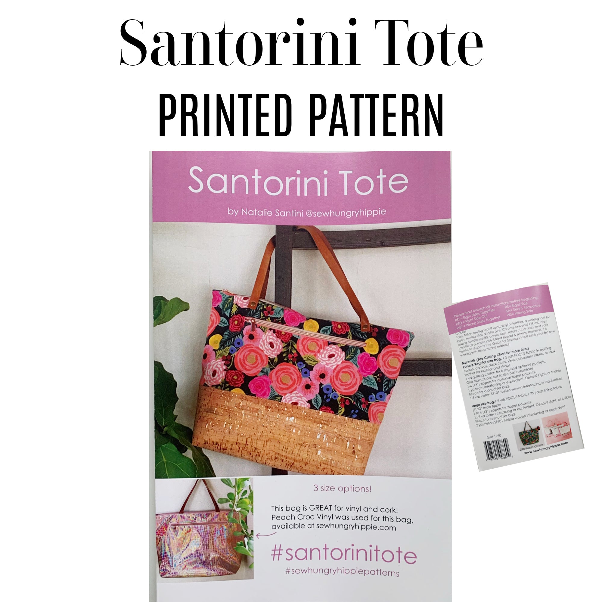 Santorini Tote Pattern SHH-1980