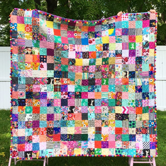 Colorful patchwork quilt (smallpquilt)