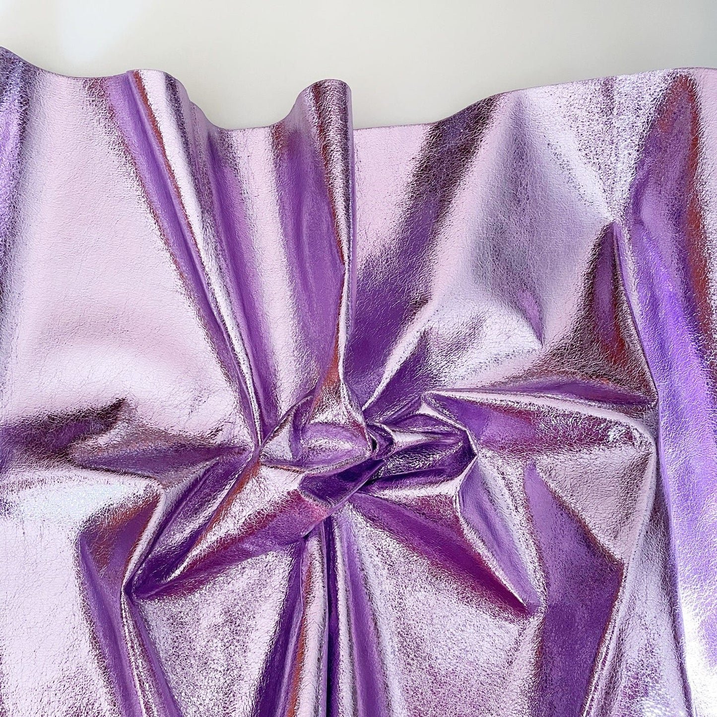 Soft purple faux leather vinyl fabric