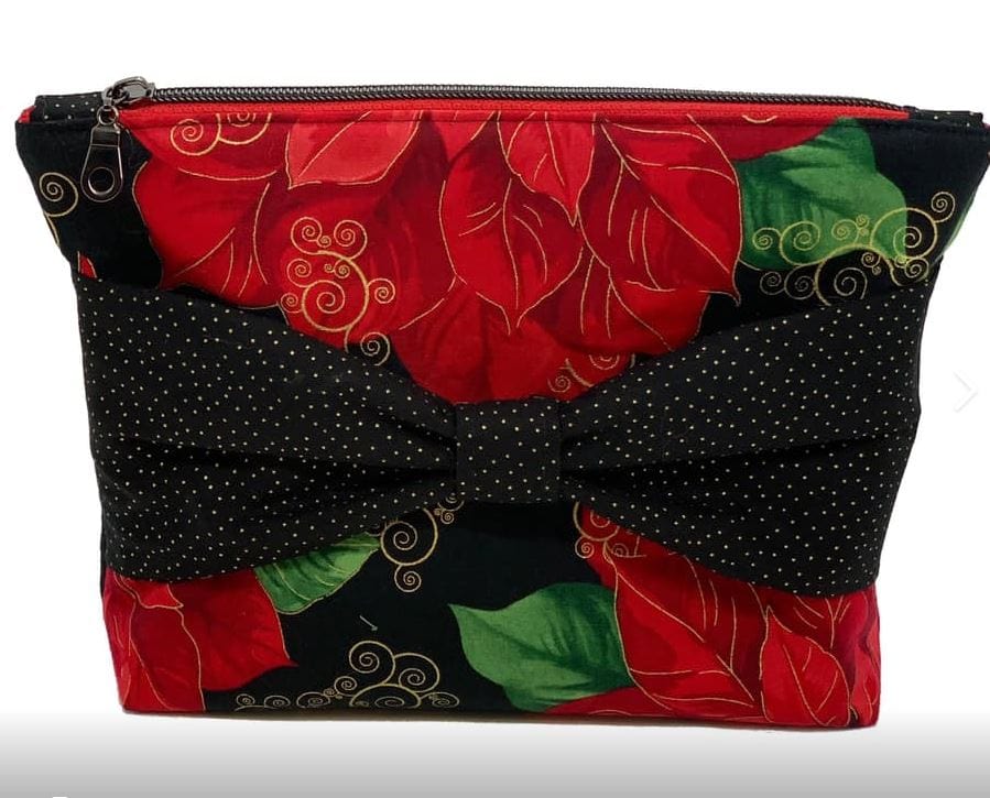 Stefani3 floral cosmetic bag