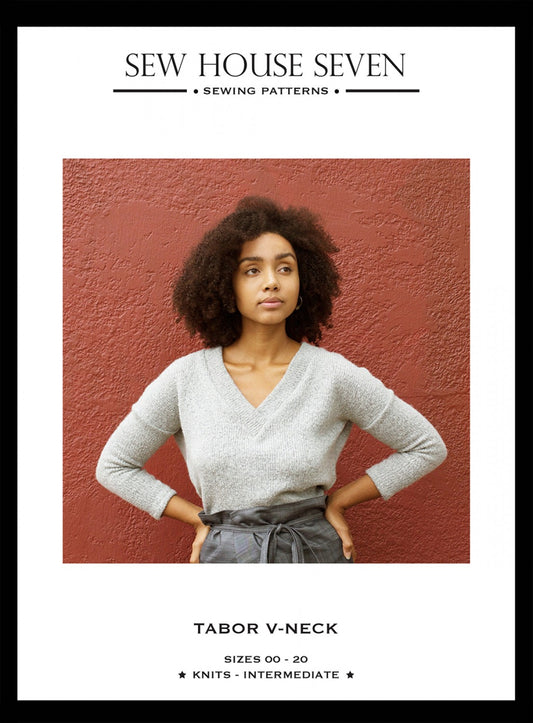 Tabor V-neck sewing pattern