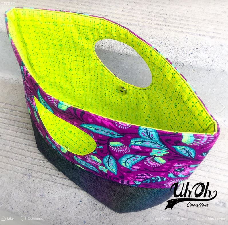 Tara3 patterned tote bag