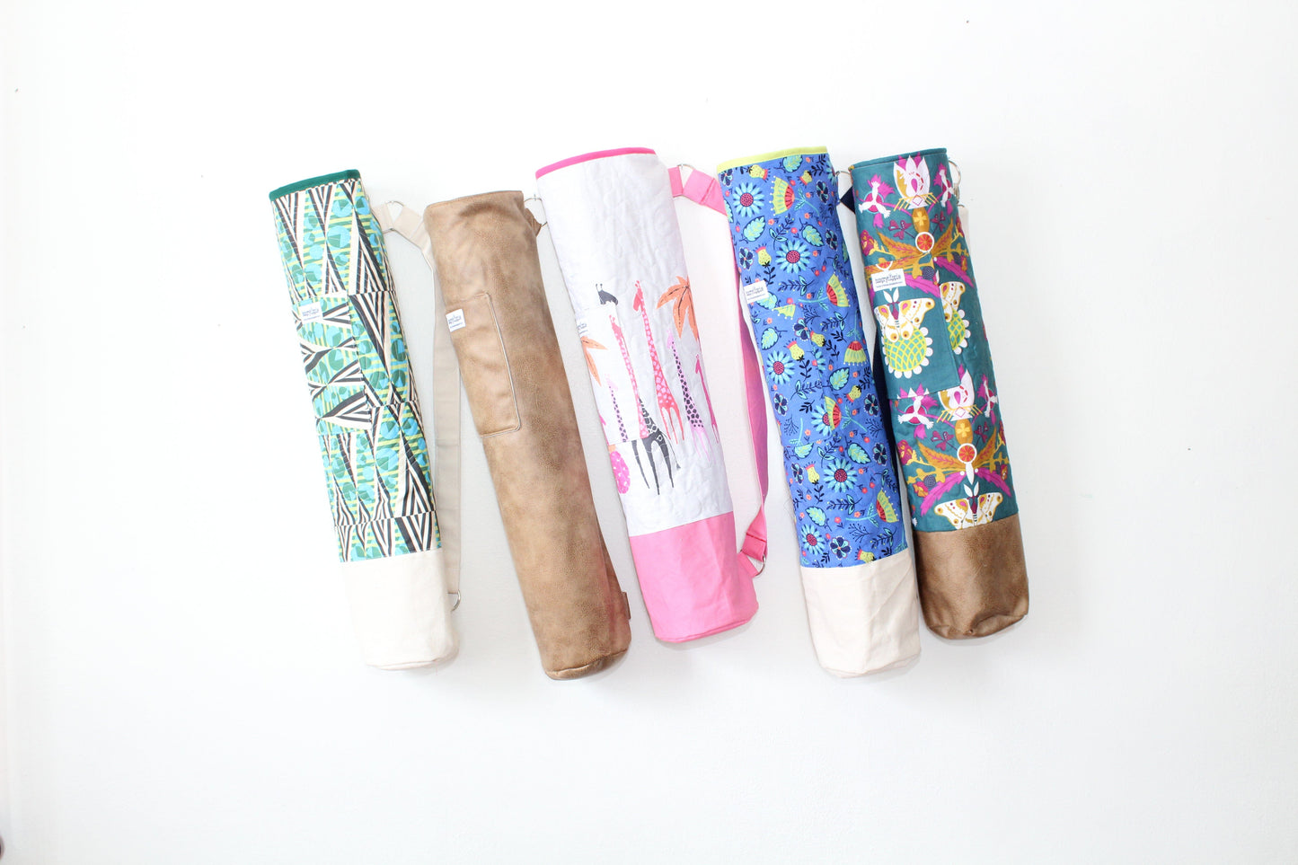 colorful yoga mat bags