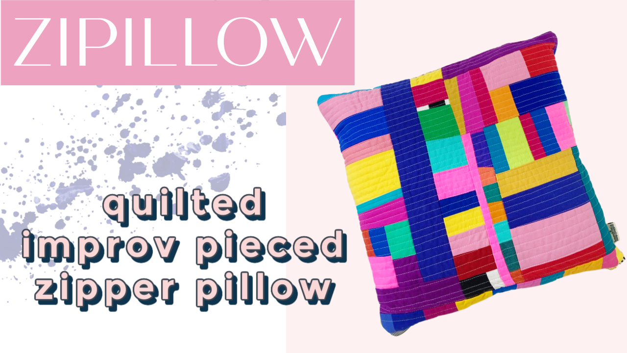 ZIPILLOW PDF sewing pattern