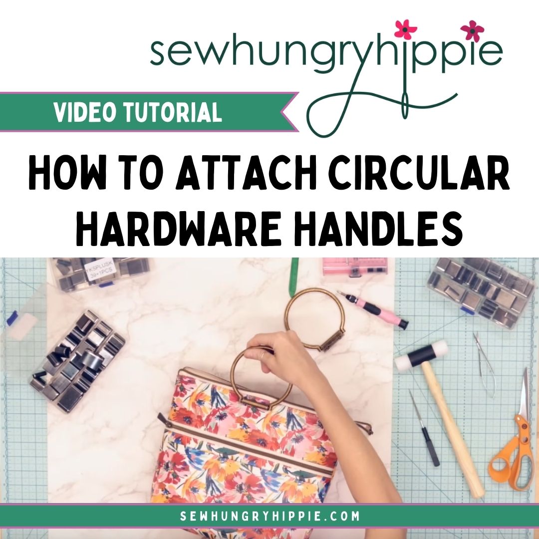 How to Attach Circular Hardware Handles Tutorial