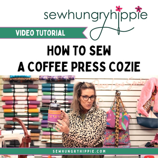 How to Sew a Coffee Press Cozie
